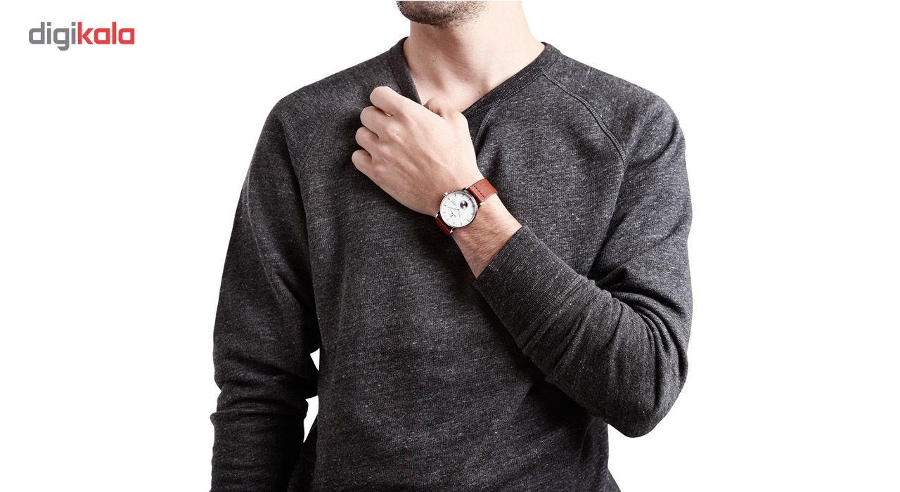 ساعت مچی عقربه ای تریوا مدل Ivory Falken brown classic -  - 6