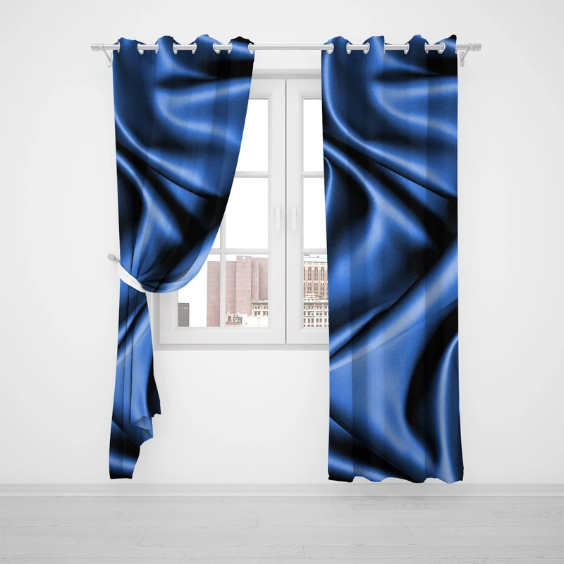 پرده مدل ساتن P2-120 سایز 140x280 سانتی متر