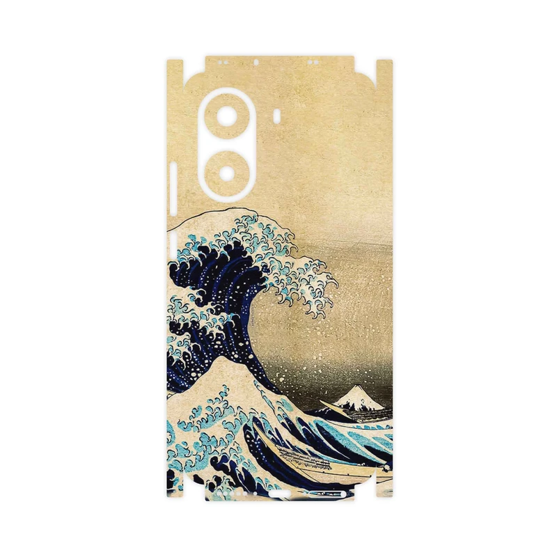 برچسب پوششی ماهوت مدل The Great Wave off Kanagawa of Hokusai-FullSkin مناسب برای گوشی موبایل شیائومی Poco X7 Pro