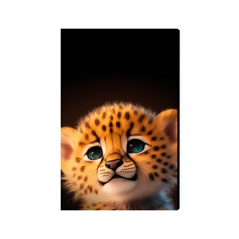 تابلو شاسی عرش مدل فانتزی پلنگ کد As4382