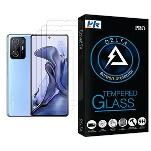 PK Delta Glass MIX003 Screen Protector For Xiaomi 11T Pack Of 3