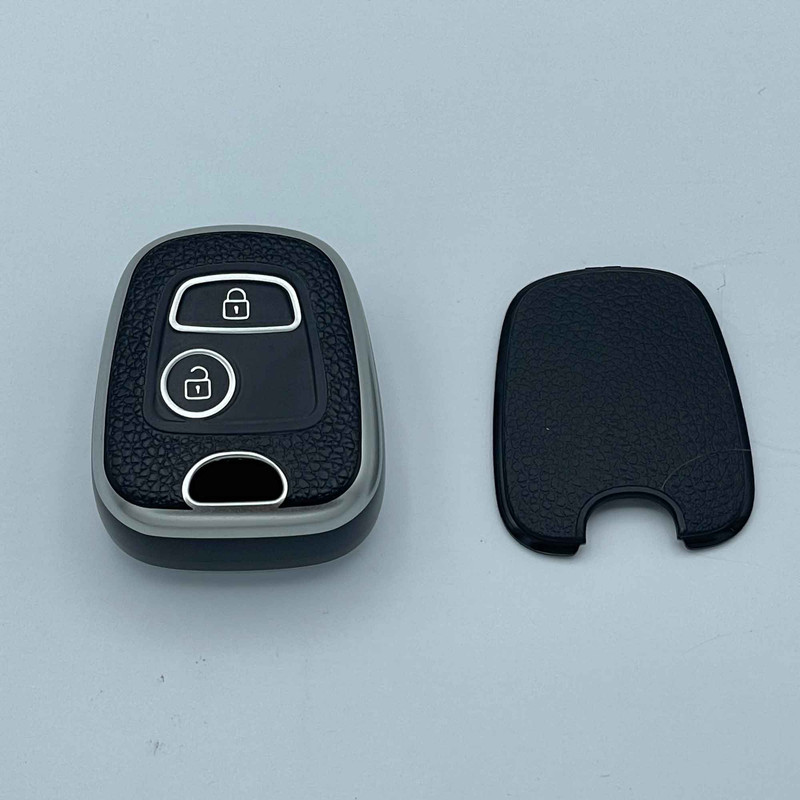 کاور ریموت و سویچ خودرو ام آر جی مدل 113  طرح چرمی مناسب برای پژو 206