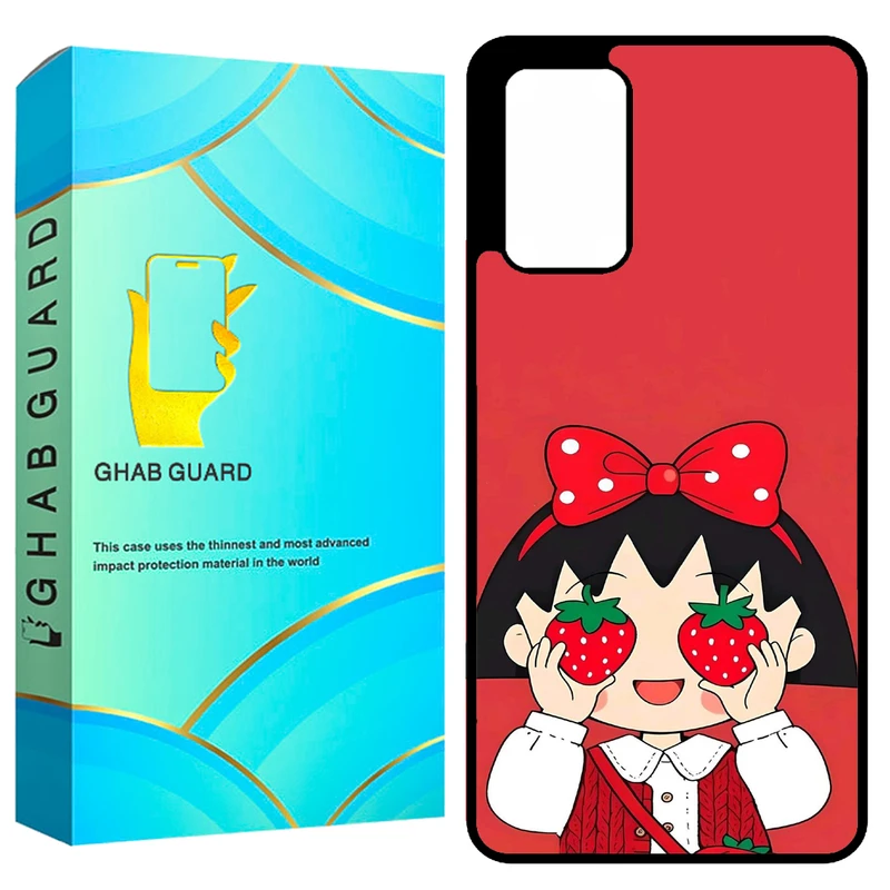 کاور قاب گارد طرح توت فرنگی مدل GCHPA72 مناسب برای گوشی موبایل سامسونگ Galaxy A72 4G
