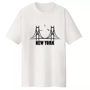 تی شرت لانگ آستین کوتاه زنانه مدل نیویورک کد LL171 S