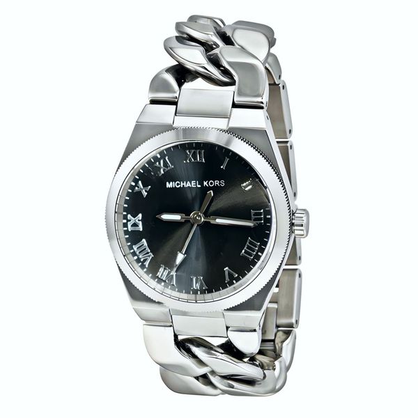 ساعت مچی عقربه‌ای کوارتز زنانه مدل زنجیری یونانی کد 106