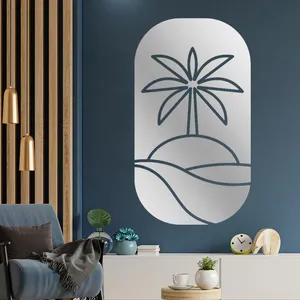 آینه پلکسی گلس مدل دکوراتیو کد N81 مجموعه 6 عددی