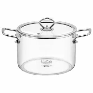 قابلمه لراوا مدل شیشه ای کد 3/5L سایز 20