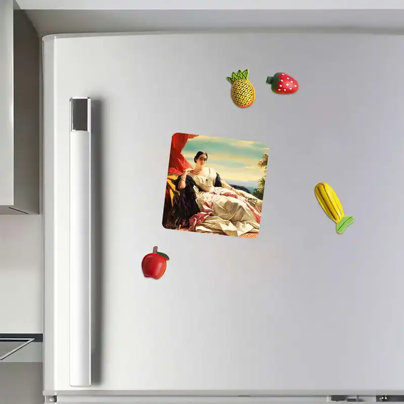 مگنت طرح نقاشی رنگ روغن مدل mg10013