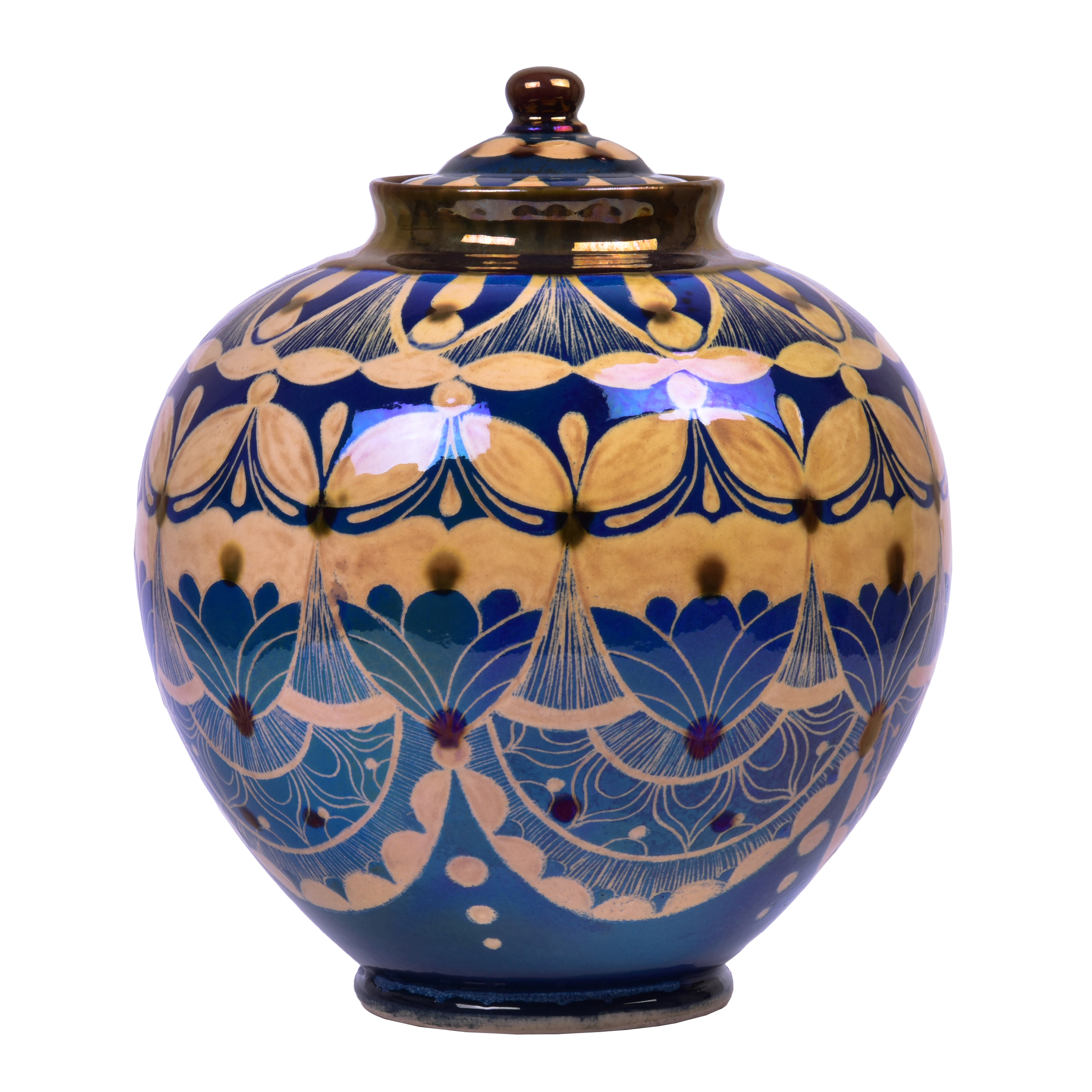 گلدان سفالی طرح دریا کد 1x22