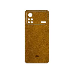 MAHOOT Brown-Chamois-Leather Cover Sticker for Xiaomi Poco X4 Pro 5G