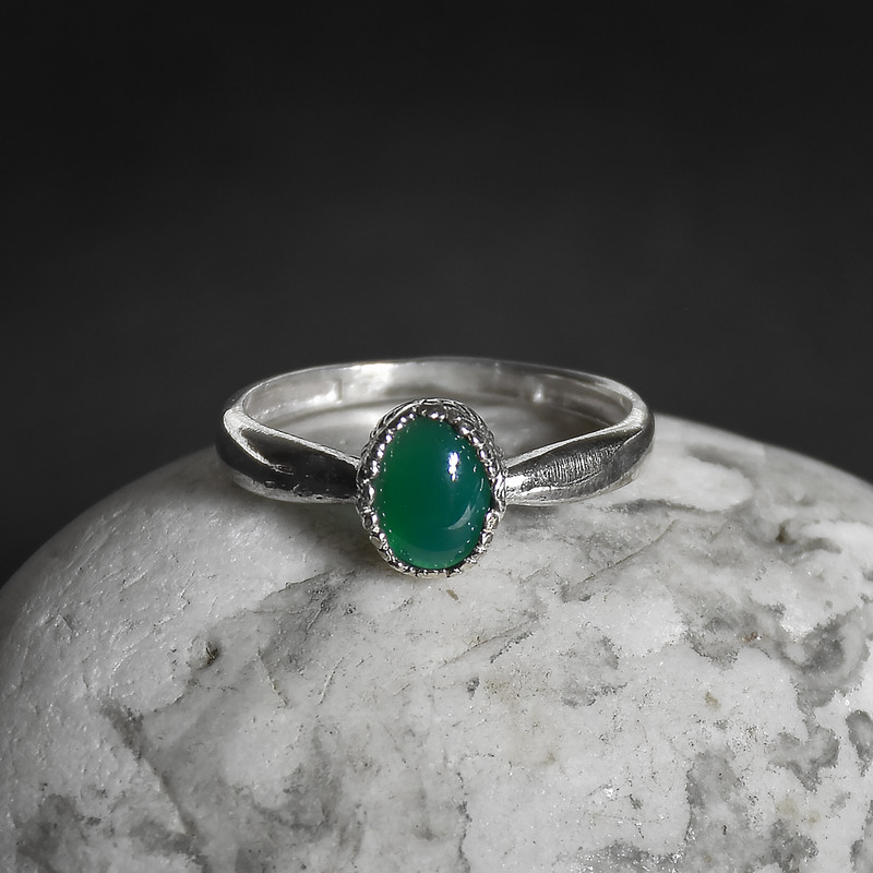 انگشتر نقره زنانه نقره جات لطفی مدل عقیق کد ANZS03E09