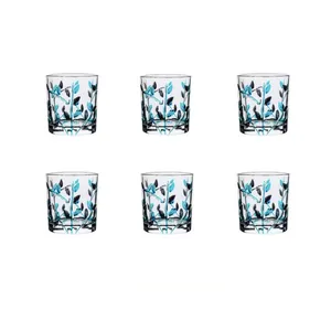 لیوان مدل برگ بسته 6 عددی