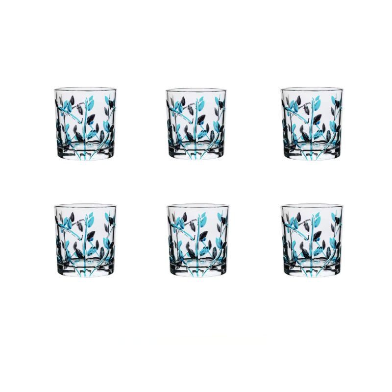 لیوان مدل برگ بسته 6 عددی