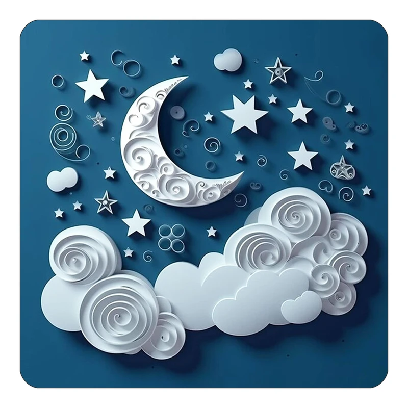 مگنت کاکتی طرح ماه و ستاره مدل mp52267