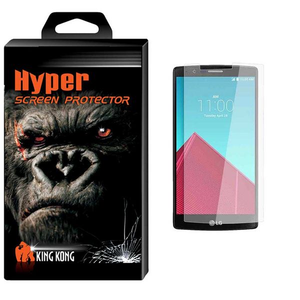 محافظ صفحه نمایش شیشه ای کینگ کونگ مدل Hyper Protector مناسب برای گوشی ال جی G4 محافظ صفحه نمایش شیشه ای کینگ کونگ مدل Hyper Protector مناسب برای گوشی ال جی G4