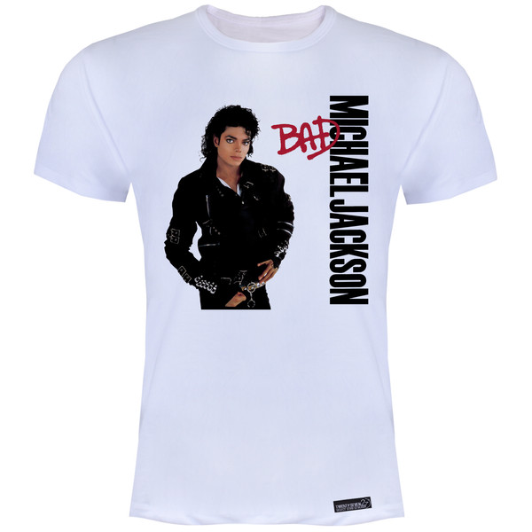 تی شرت آستین کوتاه مردانه 27 مدل Michael Jackson Bad کد MH101