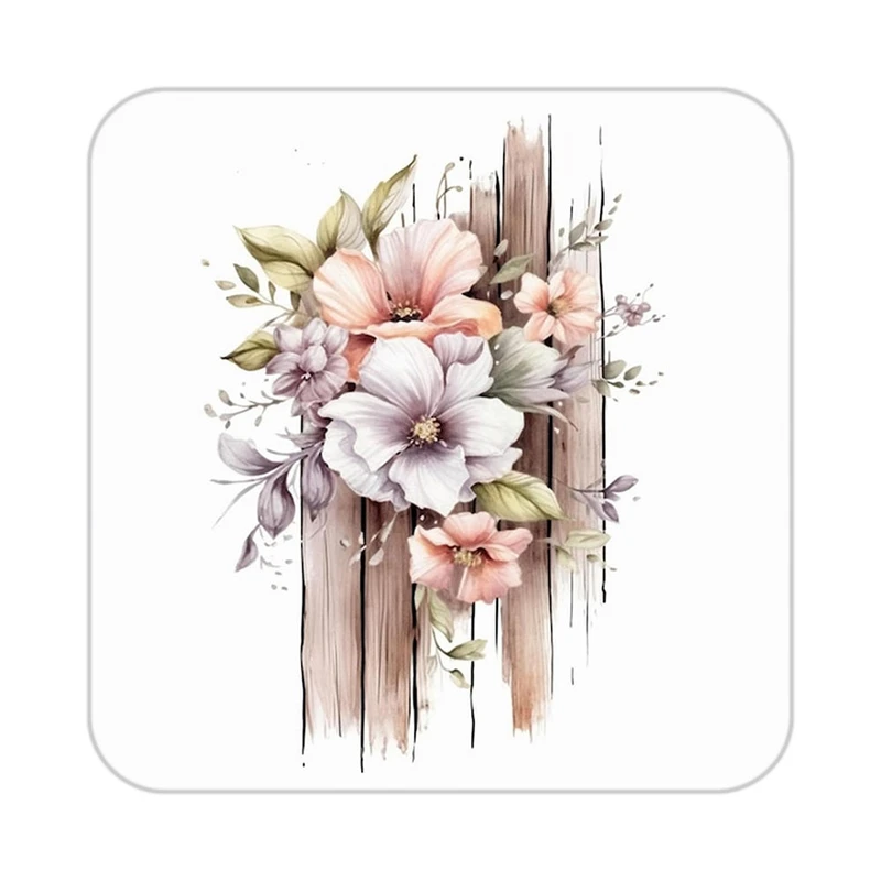 زیر لیوانی کاکتی طرح گل مدل mp19604