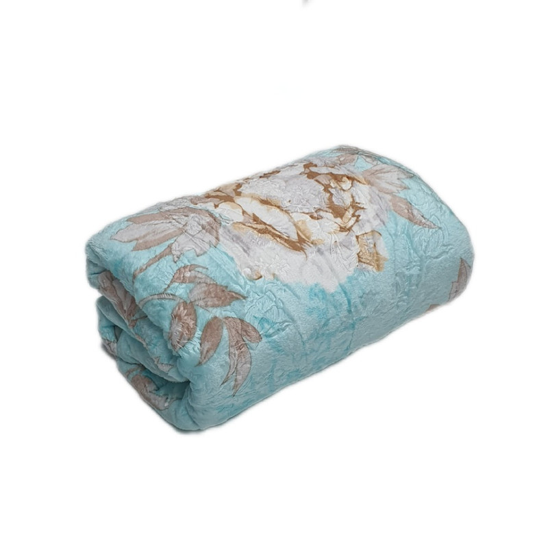 پتو 2 نفره مدل ژله ای گلدار  سایز 220x200 سانتی‌متر