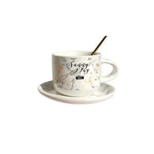 ست فنجان و نعلبکی 2 پارچه طرح سنگ مدل Sunny Day