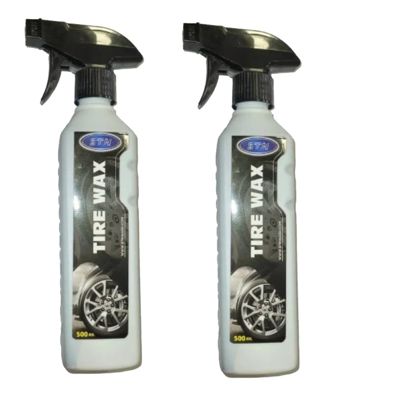 واکس لاستیک خودرو اس تی ان واش مدل TW حجم 500 میلی لیتر مجموعه 2 عددی