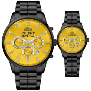 ست ساعت مچی عقربه‌ای کوارتز زنانه و مردانه اورینت مدل Or-27538