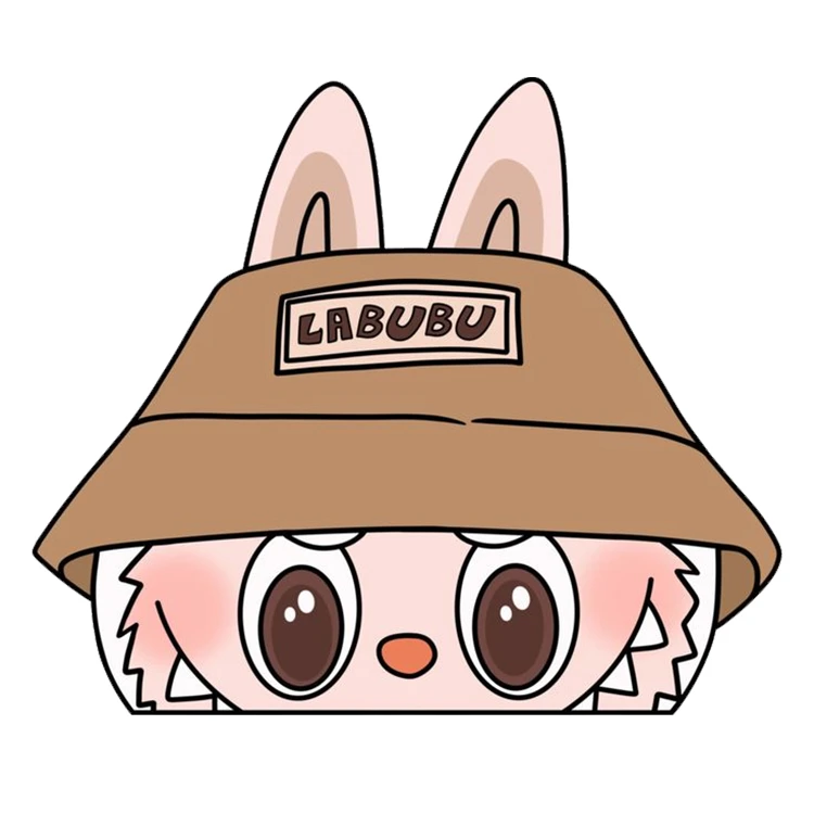 استیکر پارچه و لباس پاد آفرین مدل عروسک لبوبو کد S1178