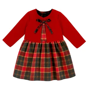 ست کت و سارافون دخترانه مدل پشمی GH68