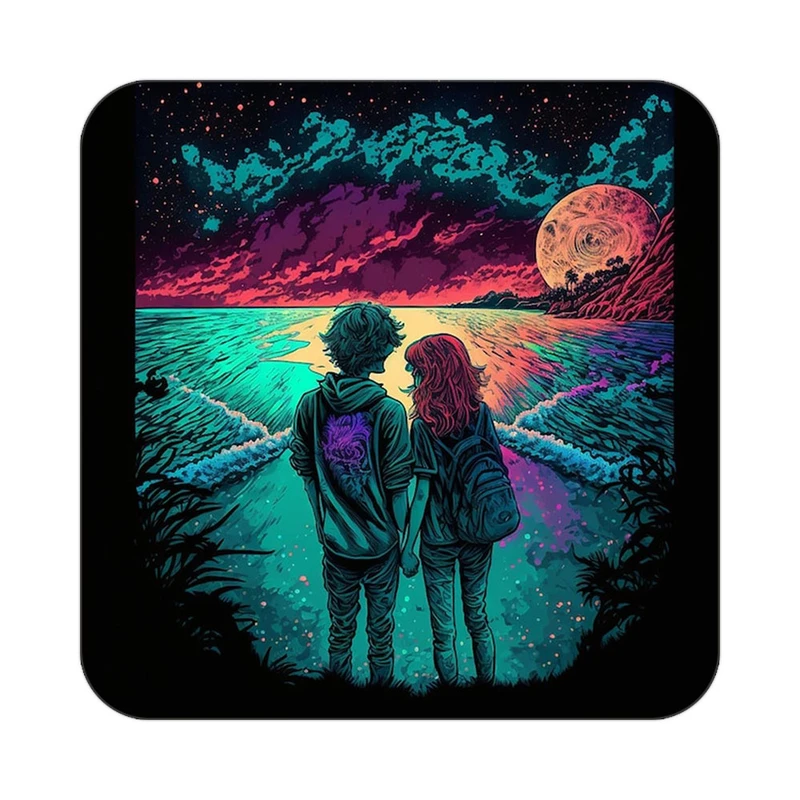 زیر لیوانی کاکتی مدل عاشقانه کد mp11545