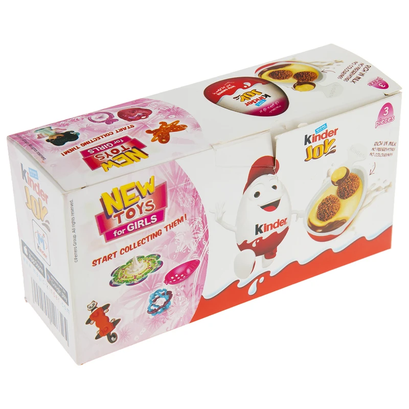 تخم مرغ شانسی کیندر جوی مدل New Toys For Girls مقدار 60 گرم