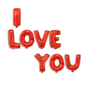 بادکنک فویلی مدل I Love You