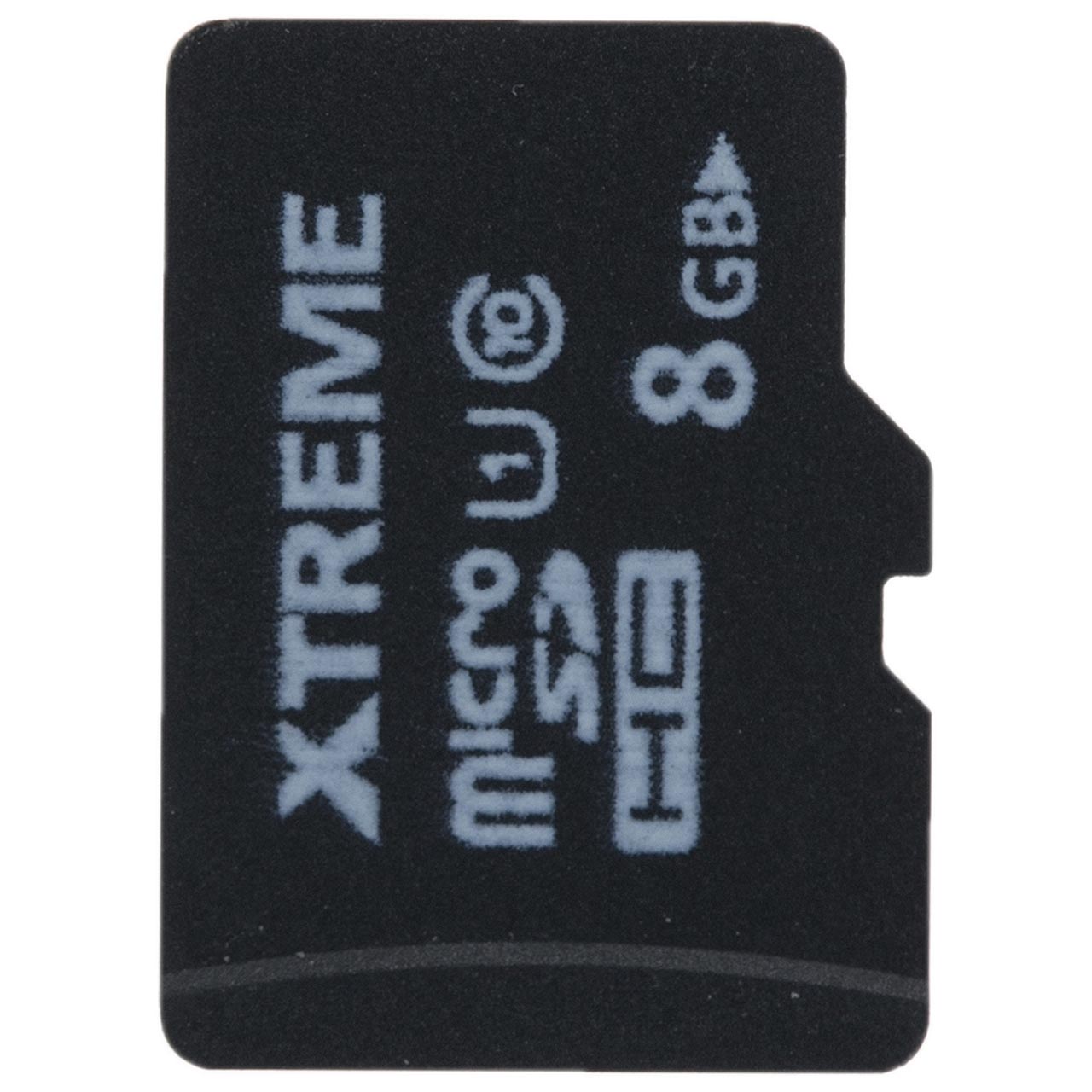 کارت حافظه microSDHC اکستریم کلاس 10 استاندارد U1 ظرفیت 8 گیگابایت