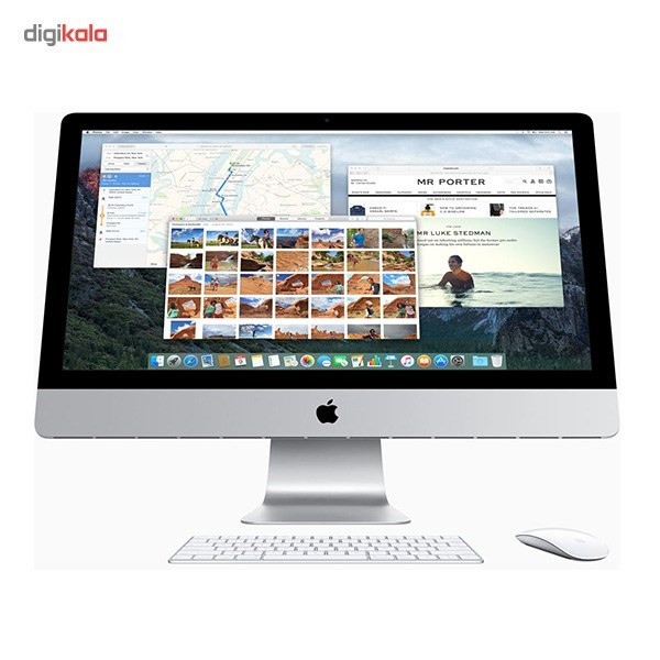 کامپیوتر همه کاره 21.5 اینچی اپل مدل iMac 2015 با صفحه نمایش رتینا 4K 3