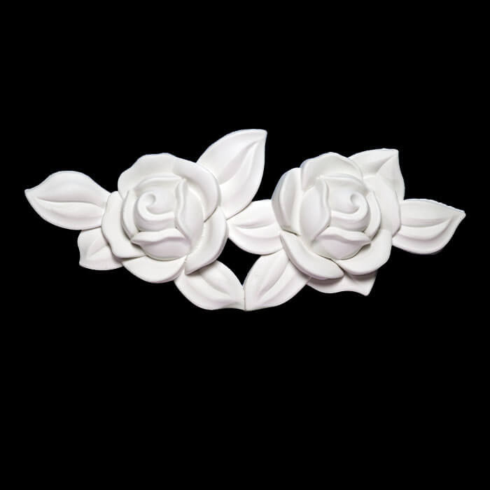 ابزار پیش ساخته مدل گل رز پی وی سی کد 149 بسته 2 عددی