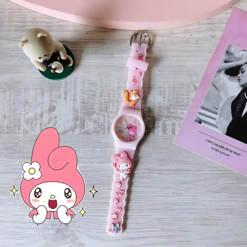 ساعت مچی عقربه ای مدل بند سیلیکون آنتی آلرژی طرح بانی