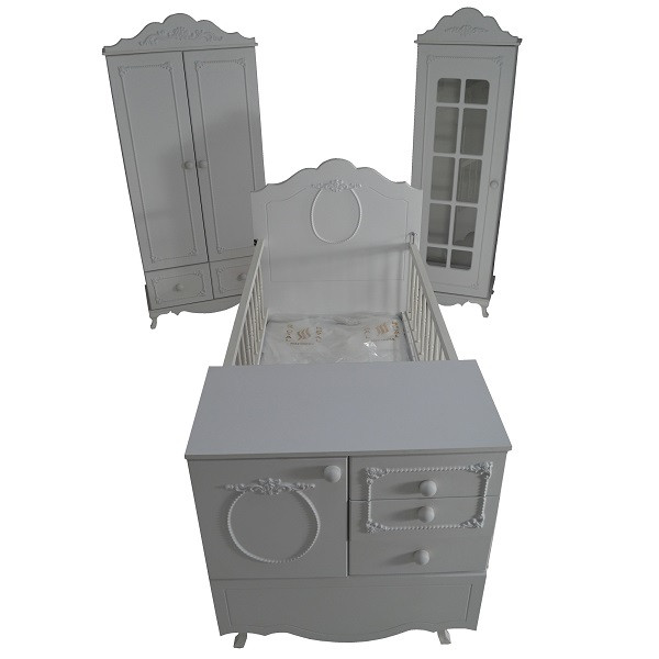 سرویس تخت و کمد کودک و نوزاد مدل سوگند