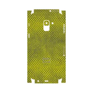 MAHOOT Yellow Snake Skin-FullSkin Cover Sticker for Samsung Galaxy A8 2018