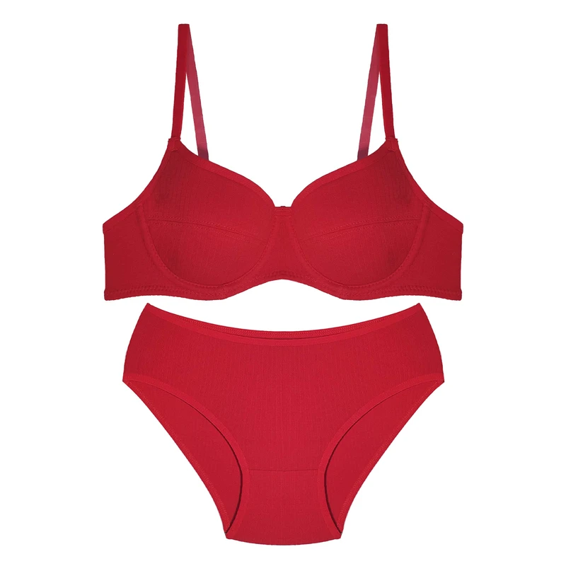 ست شورت و سوتین زنانه آنیت مدل کبریتی