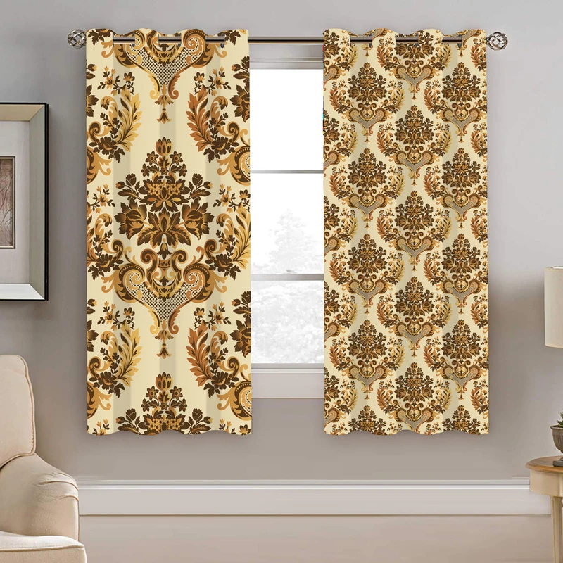 پرده نیروانا طرح مدرن  مدل هازان کد 4353  سایز 140×200 سانتی متر