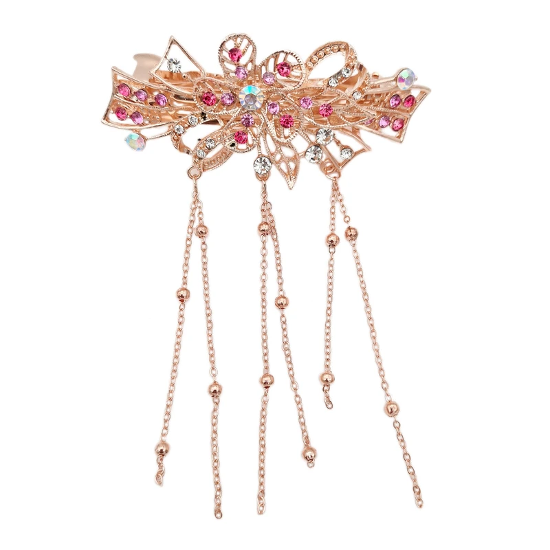 گیره مو زنانه مدل فرانسوی آویزدار کد 3045