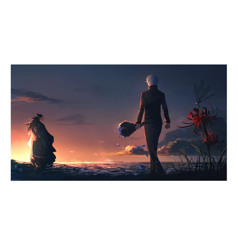 استیکر لپ تاپ و موبایل مدل انیمه طرح جوجوتسو کایسن سوگورو گتو jujutsu kaisen suguru geto کد 711