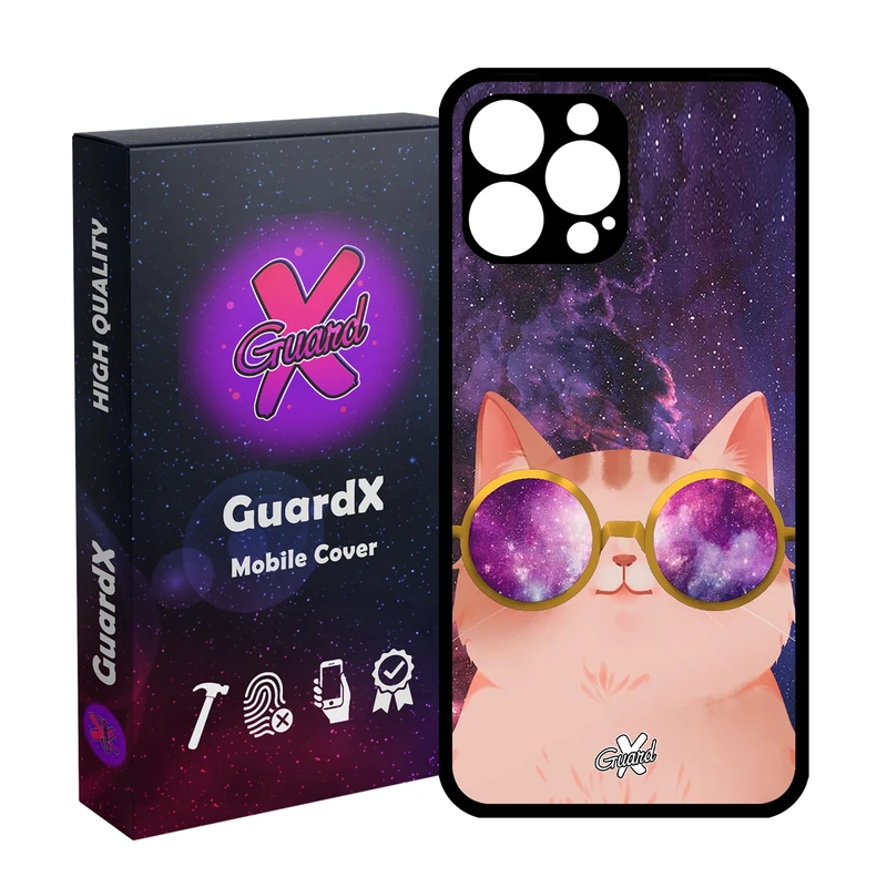 کاور گارد ایکس طرح Cat مدل Glass10078 مناسب برای گوشی موبایل اپل iPhone 12 Pro Max
