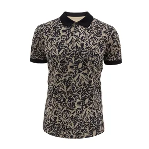 پولوشرت آستین کوتاه مردانه مدل سه دکمه طرح دار