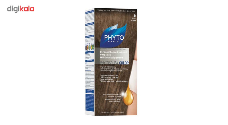 کیت رنگ مو فیتو مدل PHYTO COLOR شماره 6