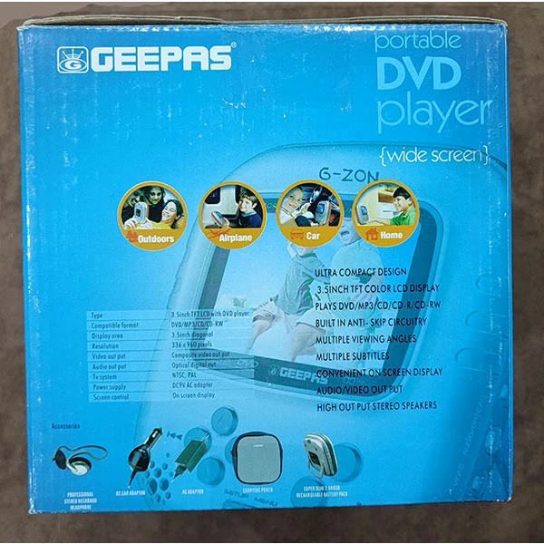 پخش کننده DVD جیپاس مدل GDVD-6268 عکس شماره 11