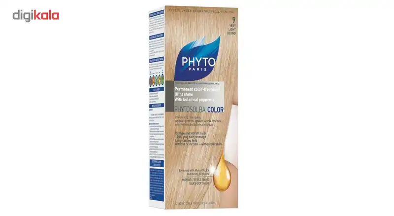 کیت رنگ مو فیتو مدل PHYTO COLOR شماره 9
