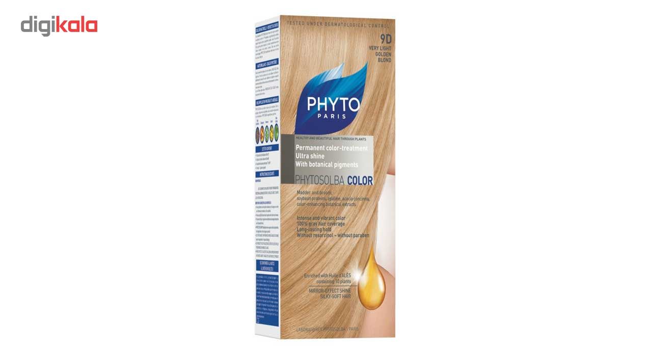 کیت رنگ مو فیتو مدل PHYTO COLOR شماره 9D -  - 2