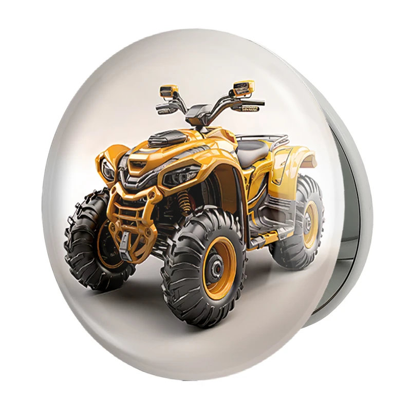 آینه جیبی خندالو طرح موتور چهار چرخ مدل تاشو کد 37085