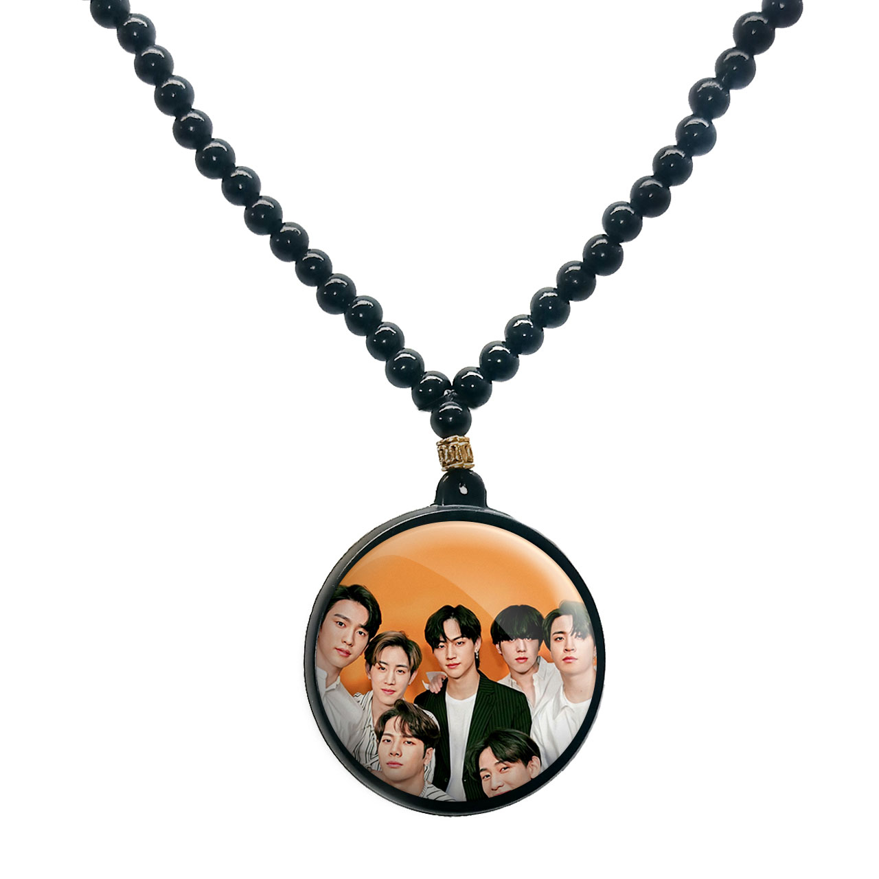 گردنبند پرمانه طرح GOT7 کد pmd.19031مدل دو طرفه