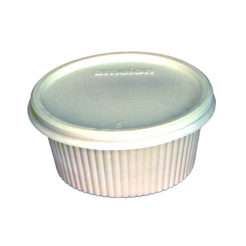 کاسه یکبار مصرف آملون مدل 300 گیاهی بسته 50 عددی