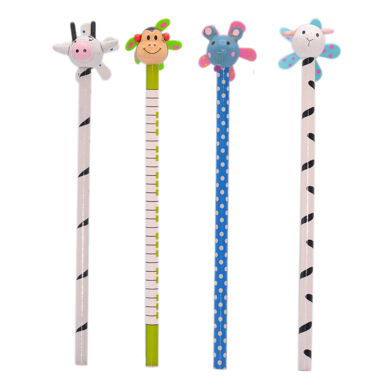 مداد مشکی عروسکی کد1 بسته 4 عددی